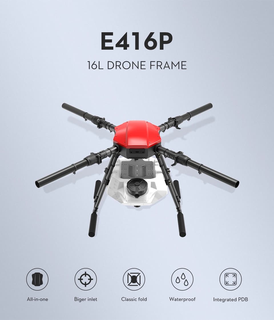 New stock fast shipment EFT agriculture drone for sale E416 16L 5